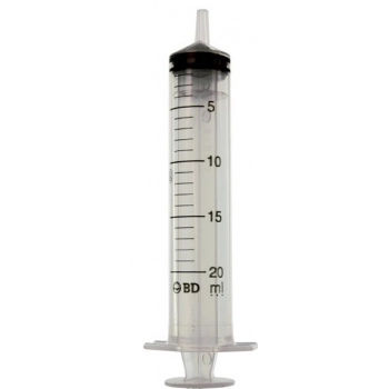 SERINGA DESCARTÁVEL 20ML SEM AGULHA LUER SLIP - BD PLASTIPAK