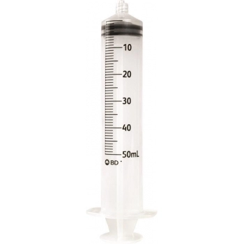SERINGA DESCARTÁVEL 50ML SEM AGULHA LUER LOCK - BD PLASTIPAK