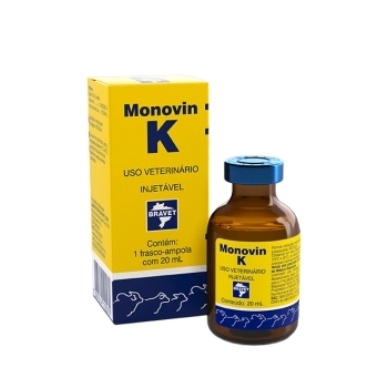 MONOVIN K SOLUÇÃO INJETÁVEL 20ML - BRAVET