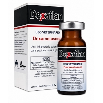 ANTI-INFLAMATÓRIO DEXAFLAN SOLUÇÃO INJETÁVEL - FRASCO AMPOLA 10ML - LEMA