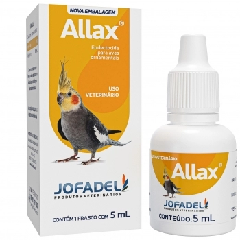 ALLAX ENDECTOCIDA PARA AVES - FRASCO 5ML - JOFADEL