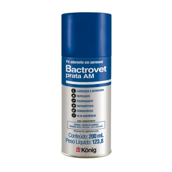 MATABICHEIRA BACTROVET PRATA AM 200ML - KONIG