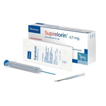 SUPRELORIN 4.7MG IMPLANTE INTRADÉRMICO PARA CÃES MACHOS - VIRBAC