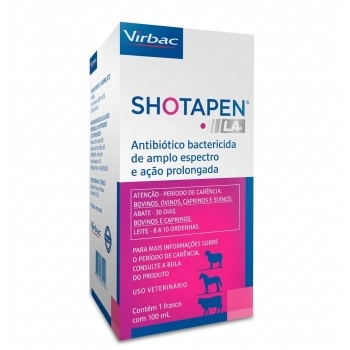 ANTIBIÓTICO SHOTAPEN - FRASCO AMPOLA 100ML - VIRBAC