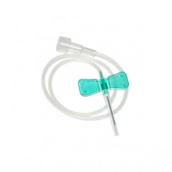 ESCALPE DESCARTAVEL 21G - VERDE - MEDIX