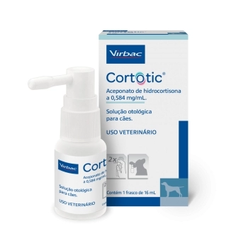 CORTOTIC SOLUÇÃO OTOLÓGICA FRASCO 16ML - VIRBAC