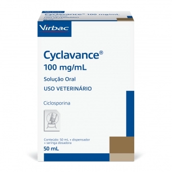 CYCLAVANCE 100MG/ML SOLUÇÃO ORAL FRASCO 50ML - VIRBAC