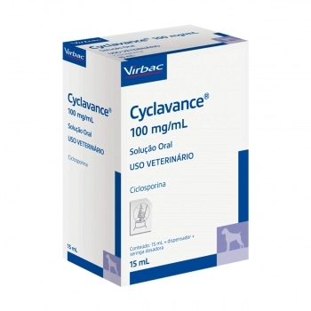 CYCLAVANCE 100MG/ML SOLUÇÃO ORAL FRASCO 15ML - VIRBAC
