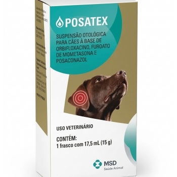 POSATEX SOLUÇÃO OTOLÓGICA FRASCO COM 17,5ML - MSD