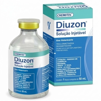 DIUZON DIURÉTICO SOLUÇÃO INJETÁVEL - FRASCO AMPOLA 50 ML - CHEMITEC