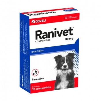 RANIVET 80MG COM 12 COMPRIMIDOS - COVELI