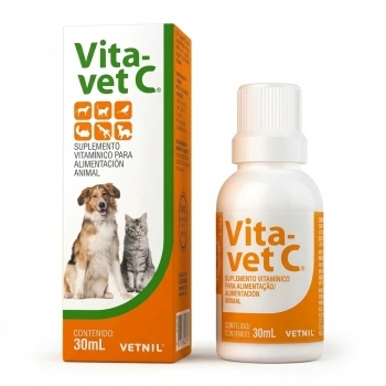 SUPLEMENTO VITA-VET C FRASCO CONTA-GOTAS COM 30ML - VETNIL