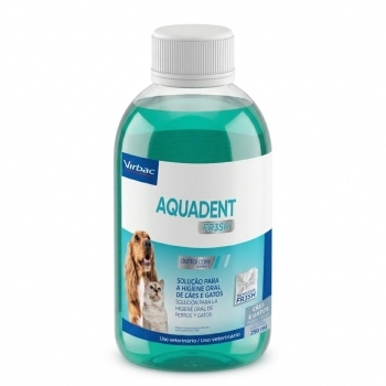 AQUADENT FRESH SOLUÇÃO PARA HIGIENE ORAL FRASCO COM 250ML - VIRBAC