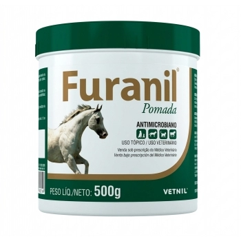 FURANIL ANTIMICROBIANO COM CLOREXIDINA POTE POMADA DE 500G - VETNIL