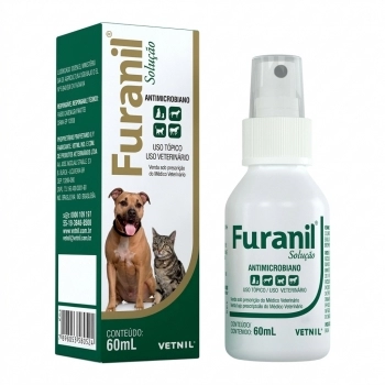 FURANIL ANTIMICROBIANO COM CLOREXIDINA FRASCO SPRAY DE 60ML - VETNIL